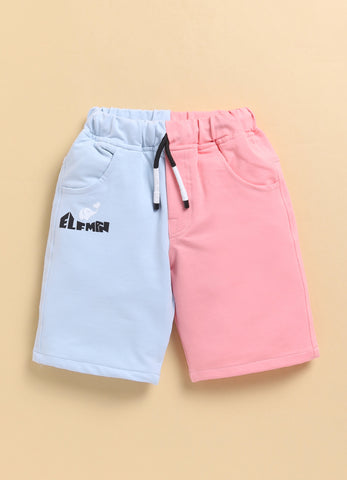 Boys' Trendy Color-blocked Hooded Co-ord Set