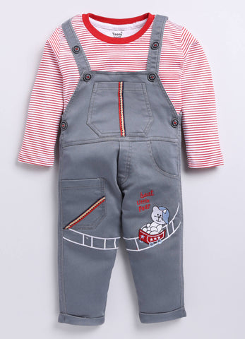 Infant Printed Dungarees | Charming Designs for Babies