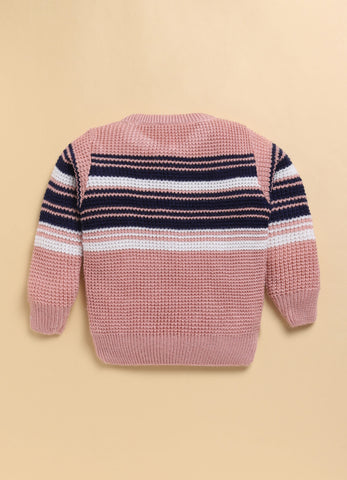 Toonyport Adorable Striped Woolen Sweater