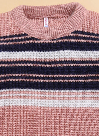 Toonyport Adorable Striped Woolen Sweater