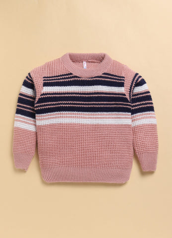 Toonyport Adorable Striped Woolen Sweater