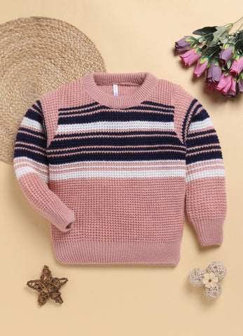 Toonyport Adorable Striped Woolen Sweater