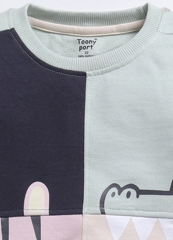 Toonyport Printed Comfy T-shirt with Jogger Set