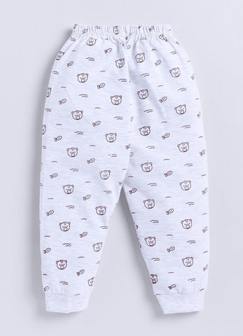 Boys' Printed Cotton T-Shirts with Jogger Set