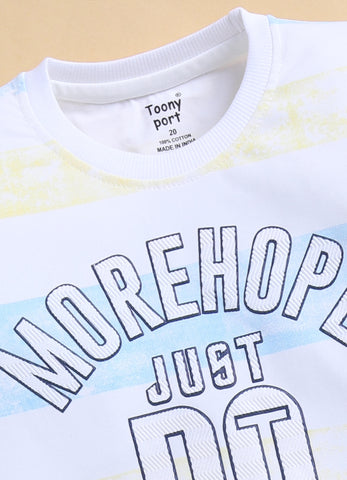 Toonyport Boys' Stylish Tshirt & Jogger Set