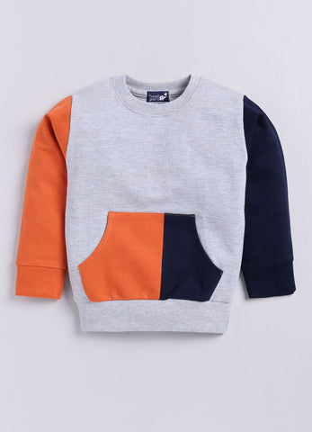 Boys' Pure Cotton Printed Sweatshirt