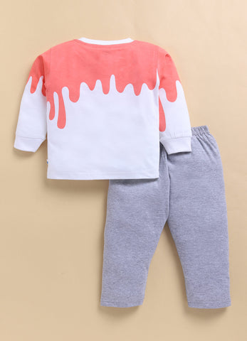 Toonyport Kids' Cute Comfy T-shirt with Jogger Set