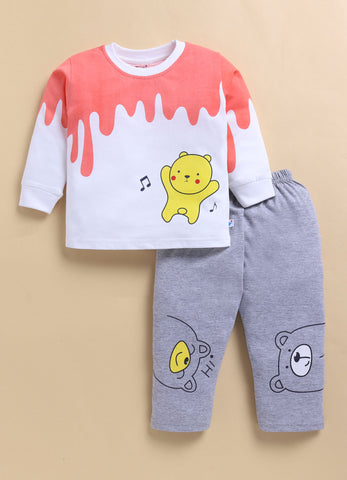 Toonyport Kids' Cute Comfy T-shirt with Jogger Set