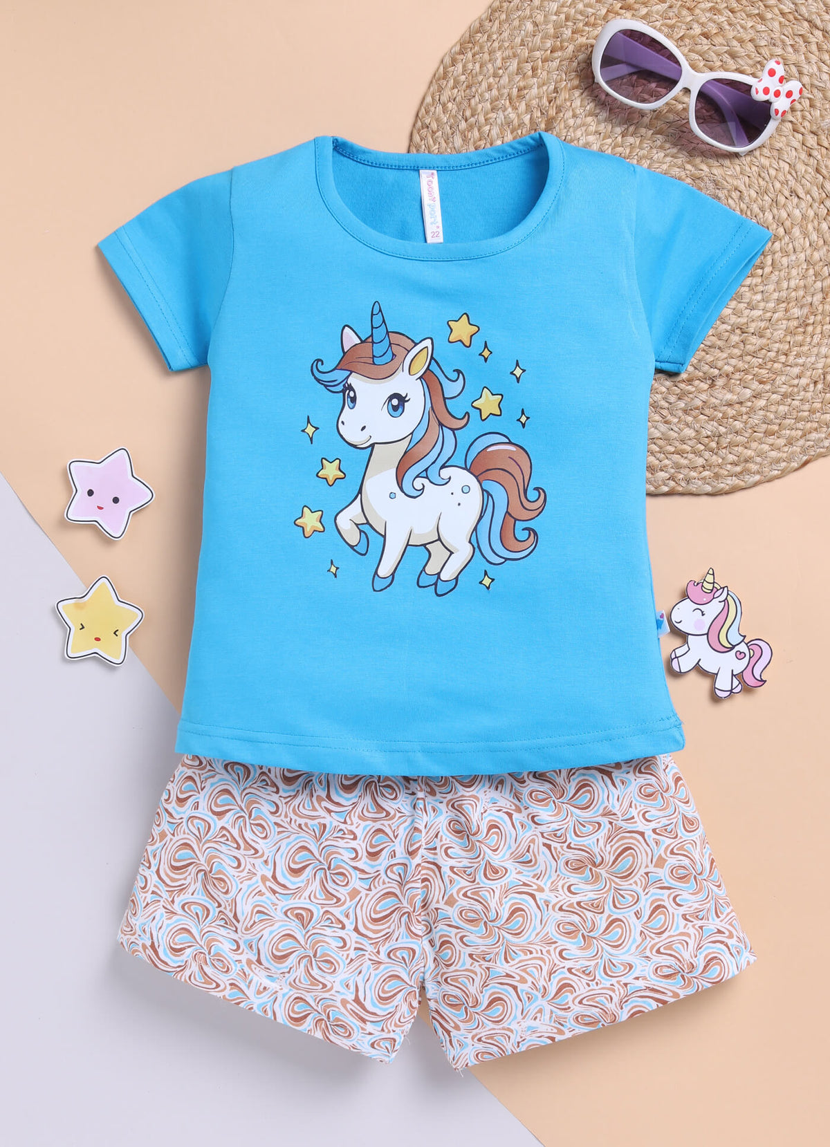 Toonyport Girls' Magical Unicorn Clothing Set