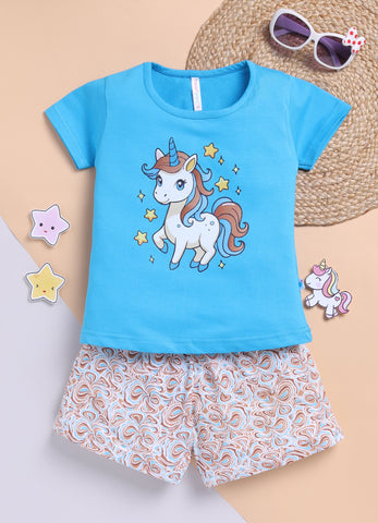 Toonyport Girls' Magical Unicorn Clothing Set