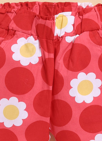 Toonyport Girls' Charming Floral Clothing Set