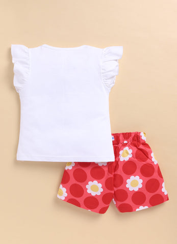 Toonyport Girls' Charming Floral Clothing Set