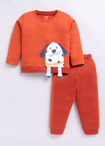 Toonyport Comfy Puppy T-shirt with Jogger Set