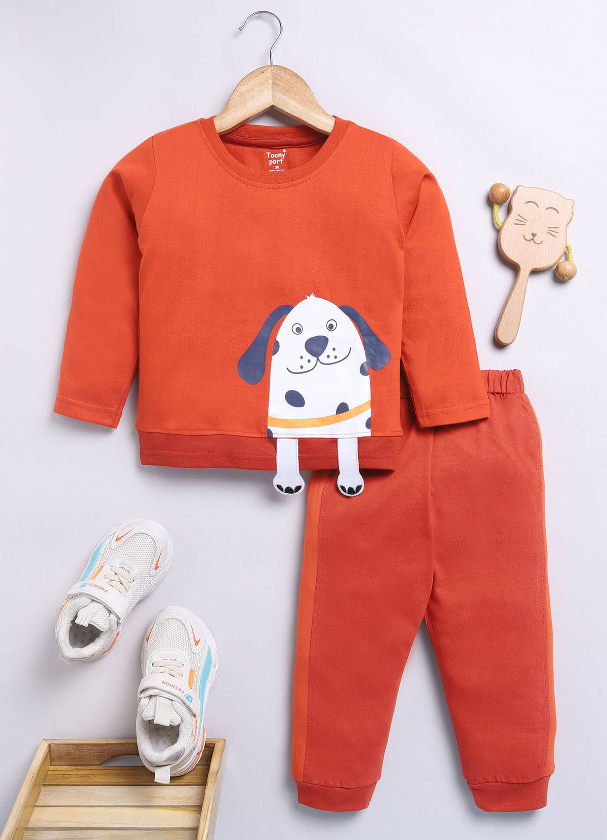 Toonyport Comfy Puppy T-shirt with Jogger Set