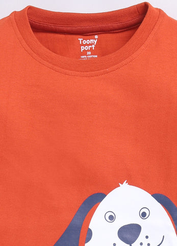 Toonyport Comfy Puppy T-shirt with Jogger Set