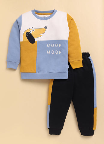 Toonyport Printed Comfy T-shirt with Jogger Set