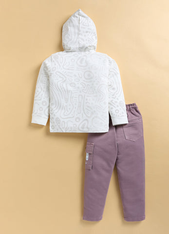 Toonyport Hooded T-shirt & Jogger Set for Boys'