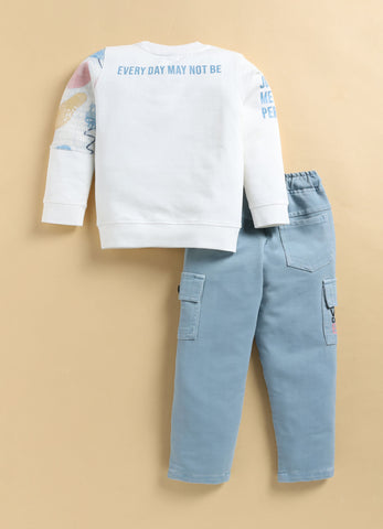 Toonyport Printed T-shirt & Jogger Set for Boys