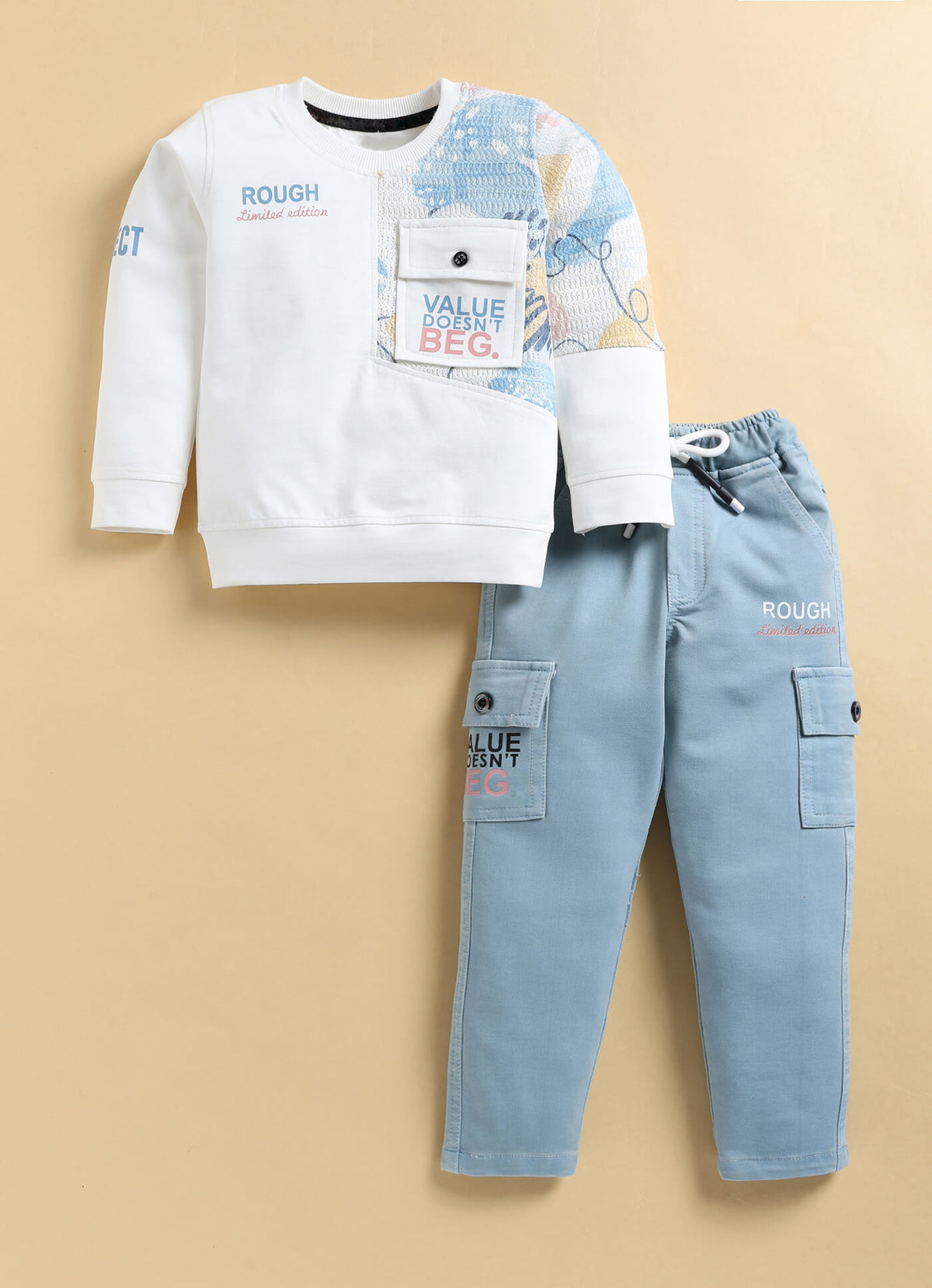 Toonyport Printed T-shirt & Jogger Set for Boys