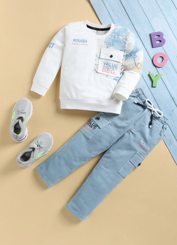 Toonyport Printed T-shirt & Jogger Set for Boys