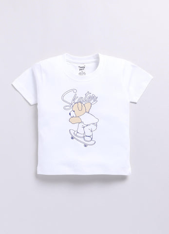 Toonyport Boys ' Bear Patched Clothing Set