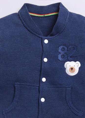 Toonyport Boys ' Bear Patched Clothing Set