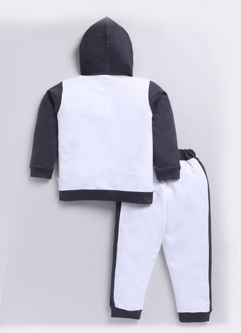 Toonyport Boys' Hooded Comfy Sweatshirt with Jogger Set