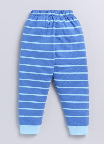 Boys' Printed Cotton T-Shirts with Jogger Set